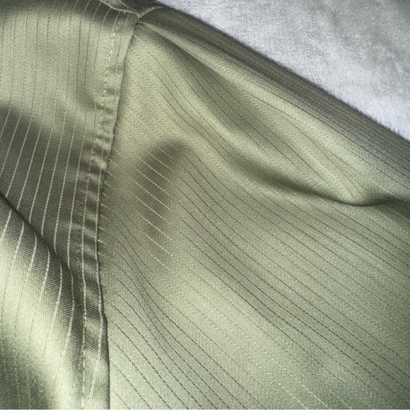 Perry Ellis Portfollio Men’s Dress Shirt Size 15.5-32/33 Green Wrinkle Free - Picture 7 of 8